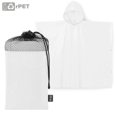 Poncho impermeable con rejilla